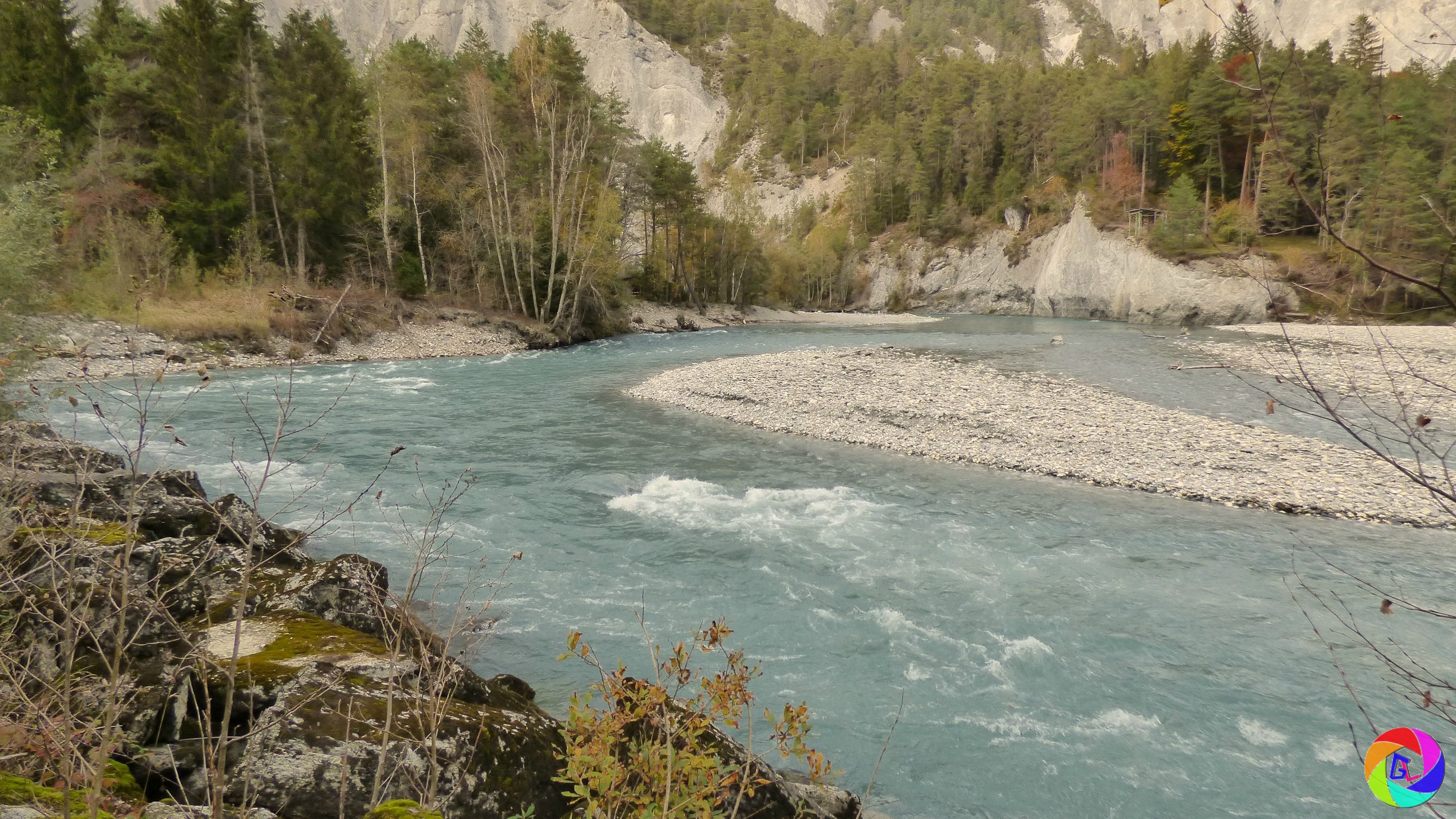 Rhine Gorge in Switzerland